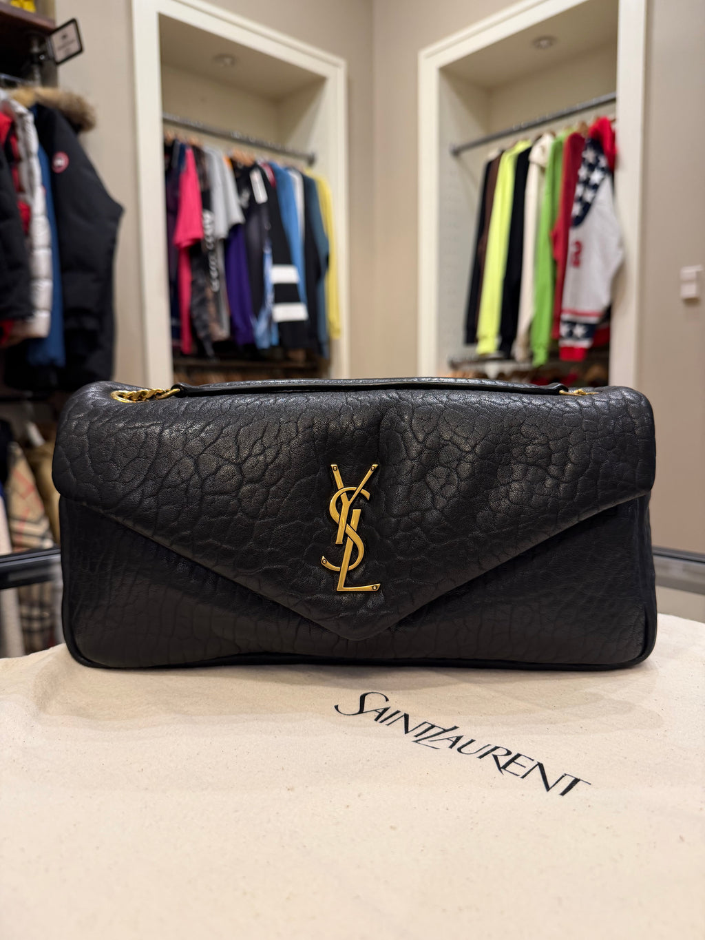 Saint Laurent Calypso Medium - Black