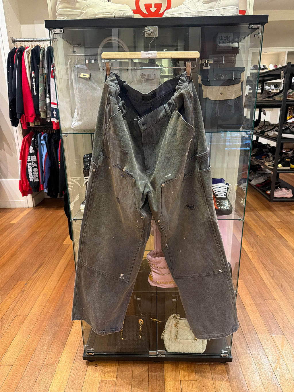 HMDD Double Knee Distressed Carpenter Pants