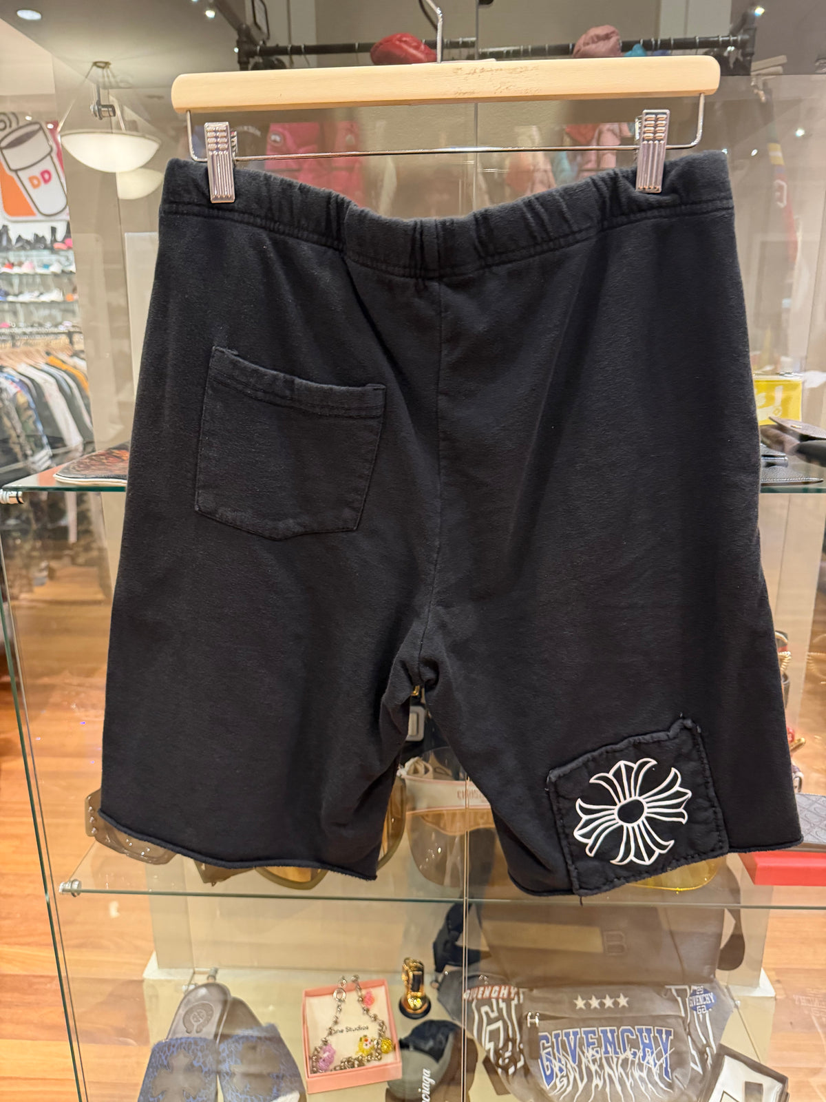 Chrome Hearts Custom Cotton Fleece Sweat Shorts