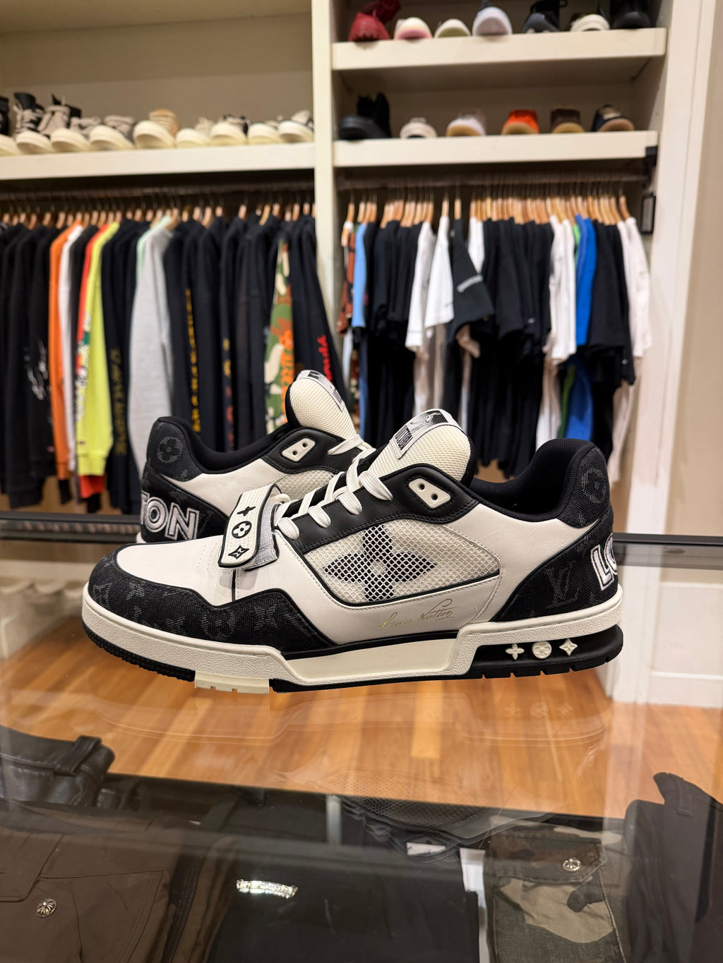 Louis Vuitton LV Trainer Strap Sneaker - White Black