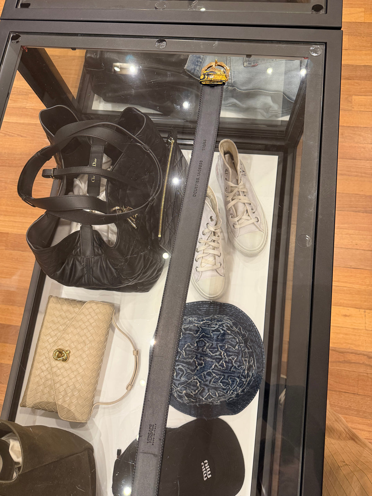 Versace Palazzo Medusa Buckle Leather Belt
