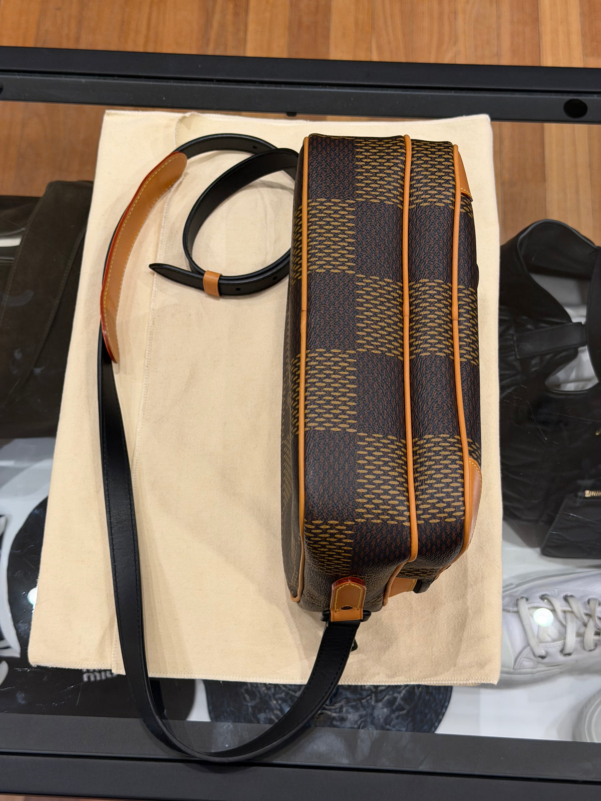 Louis Vuitton x NIGO Giant Damier Ebene Monogram Nil Messenger Bag