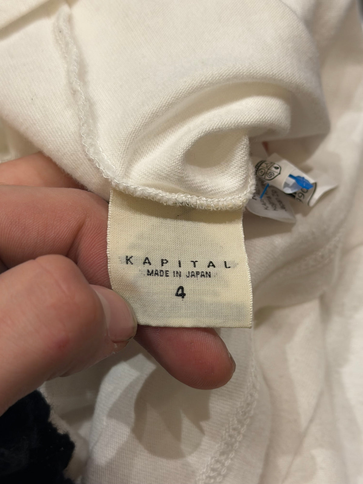 Kapital 20/ - Jersey LS Shirt - White