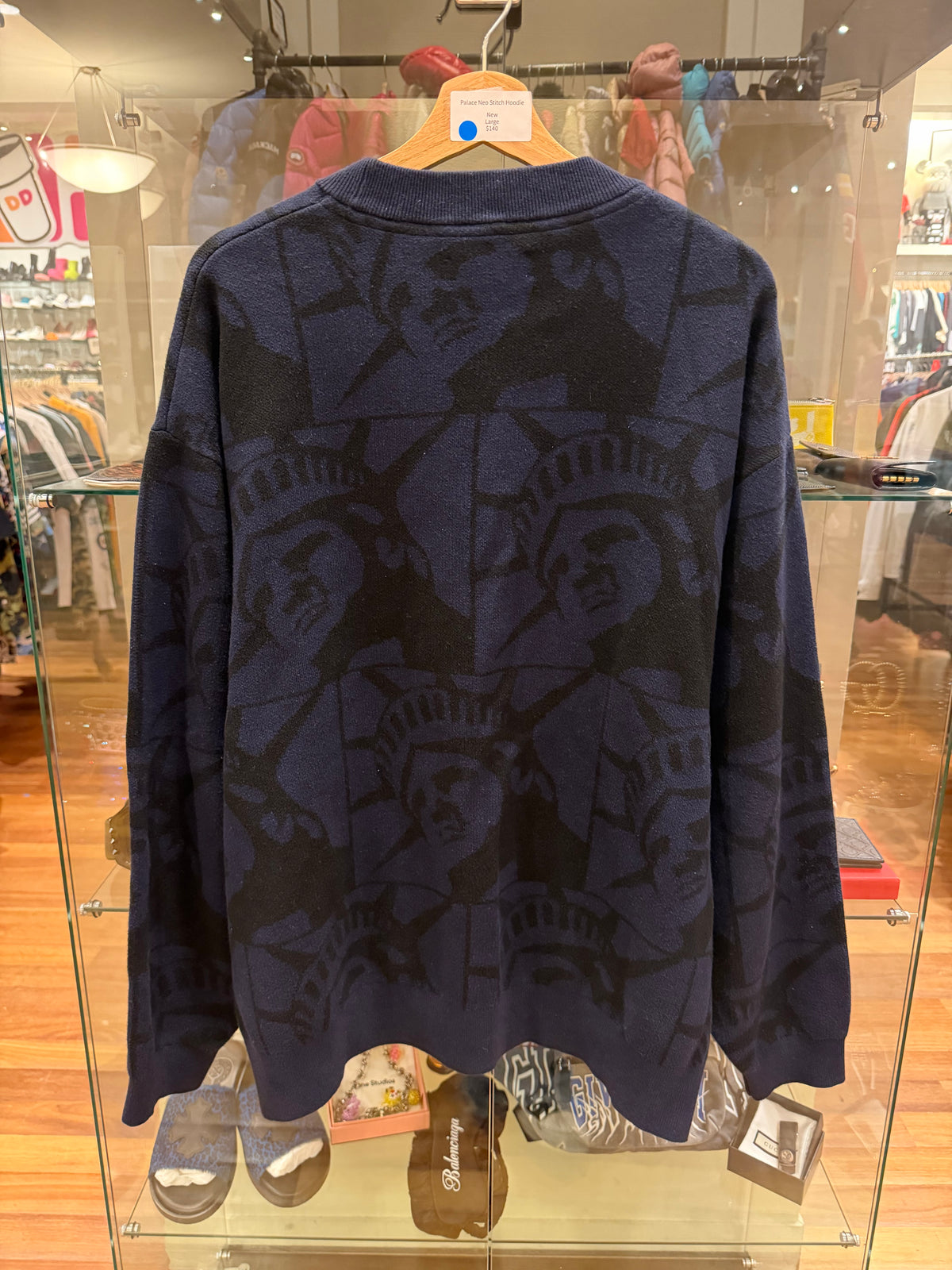 Kith FW24 Liberty Lewis Sweater - Nocturnal