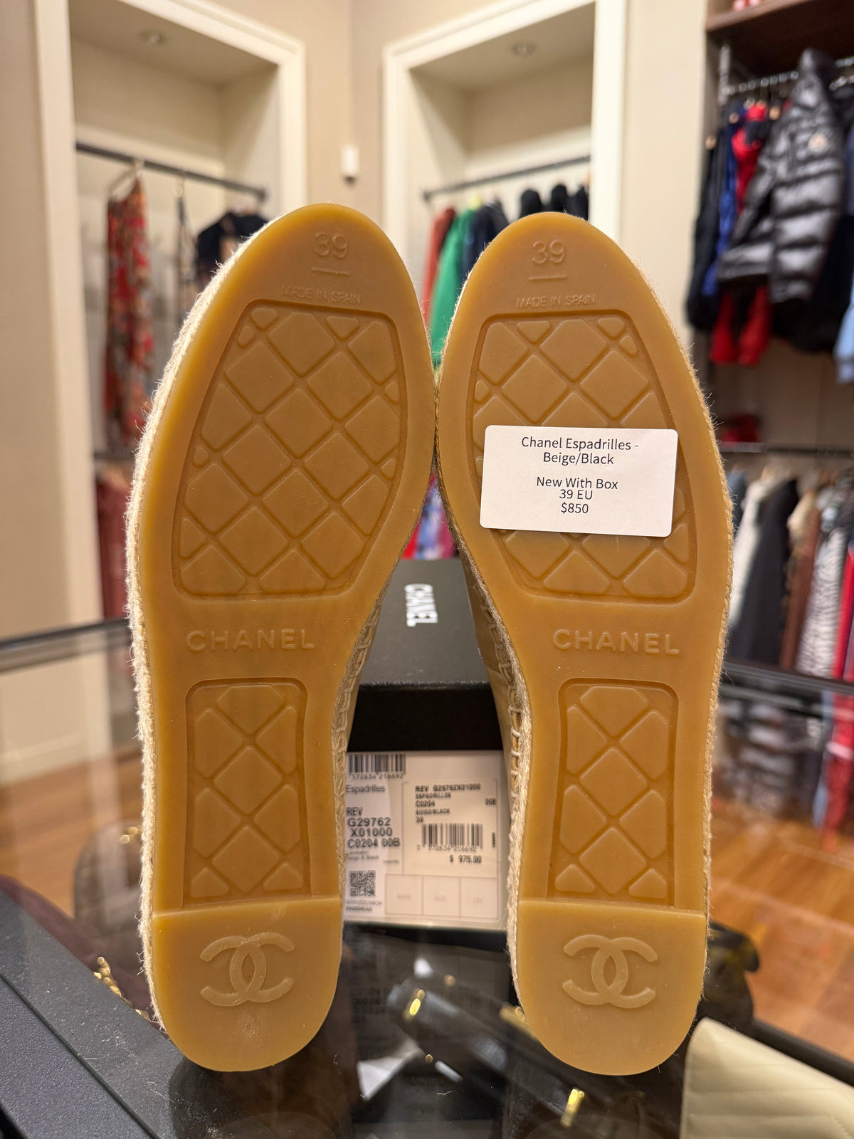 Chanel Espadrilles - Beige/Black