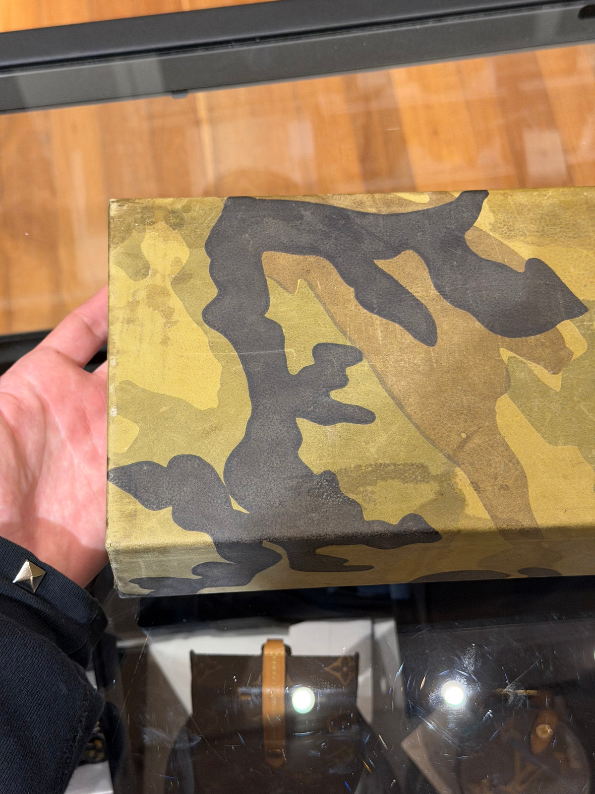 Chrome Hearts Camo Fleur Leather 6 Pair Sunglasses Case