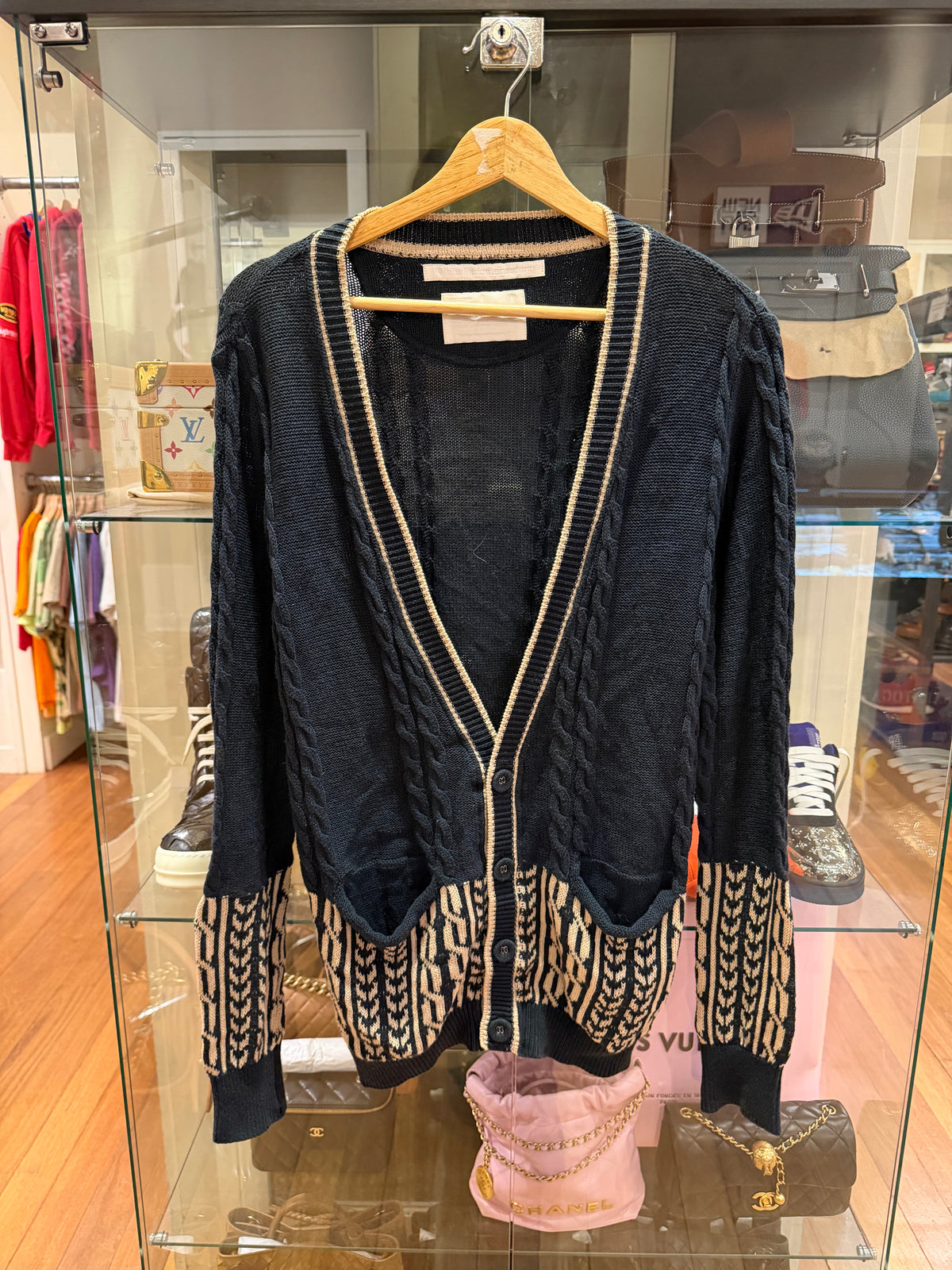 White Mountaineering Knit Cardigan Sweater