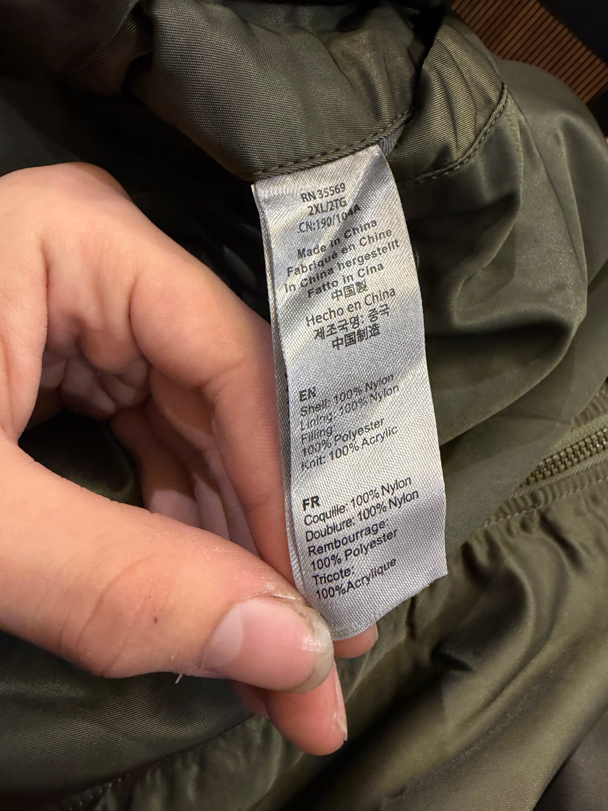 Awake NY x Alpha Industries MA-1 Knit Trimmed Bomber Jacket
