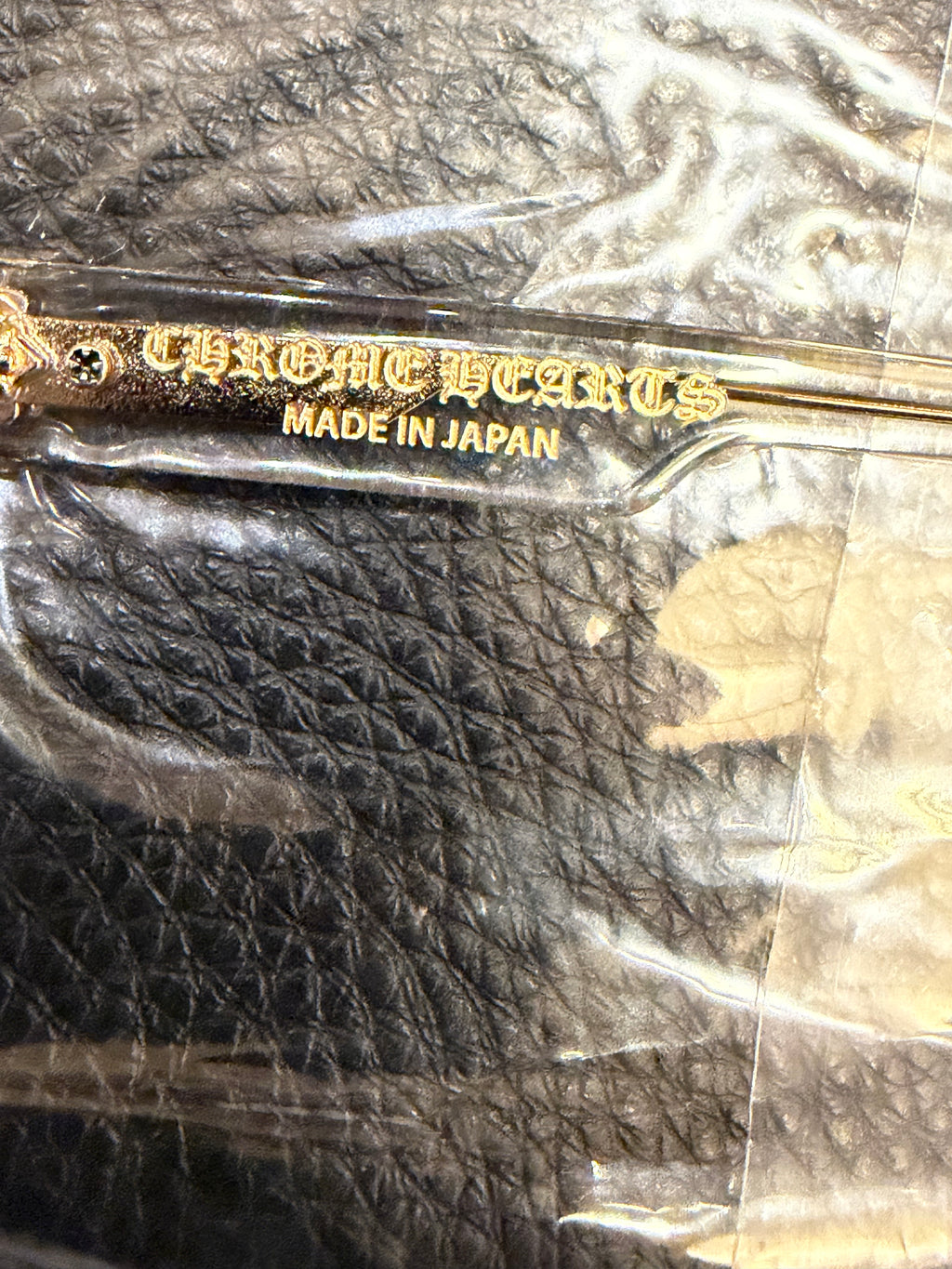 Chrome Hearts Box Officer SunGlasses - Clear & Gold