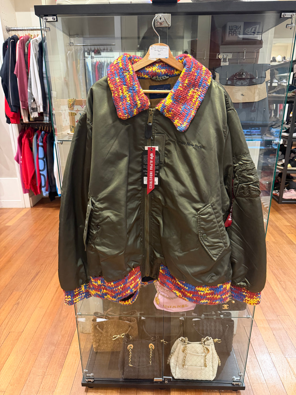 Awake NY x Alpha Industries MA-1 Knit Trimmed Bomber Jacket