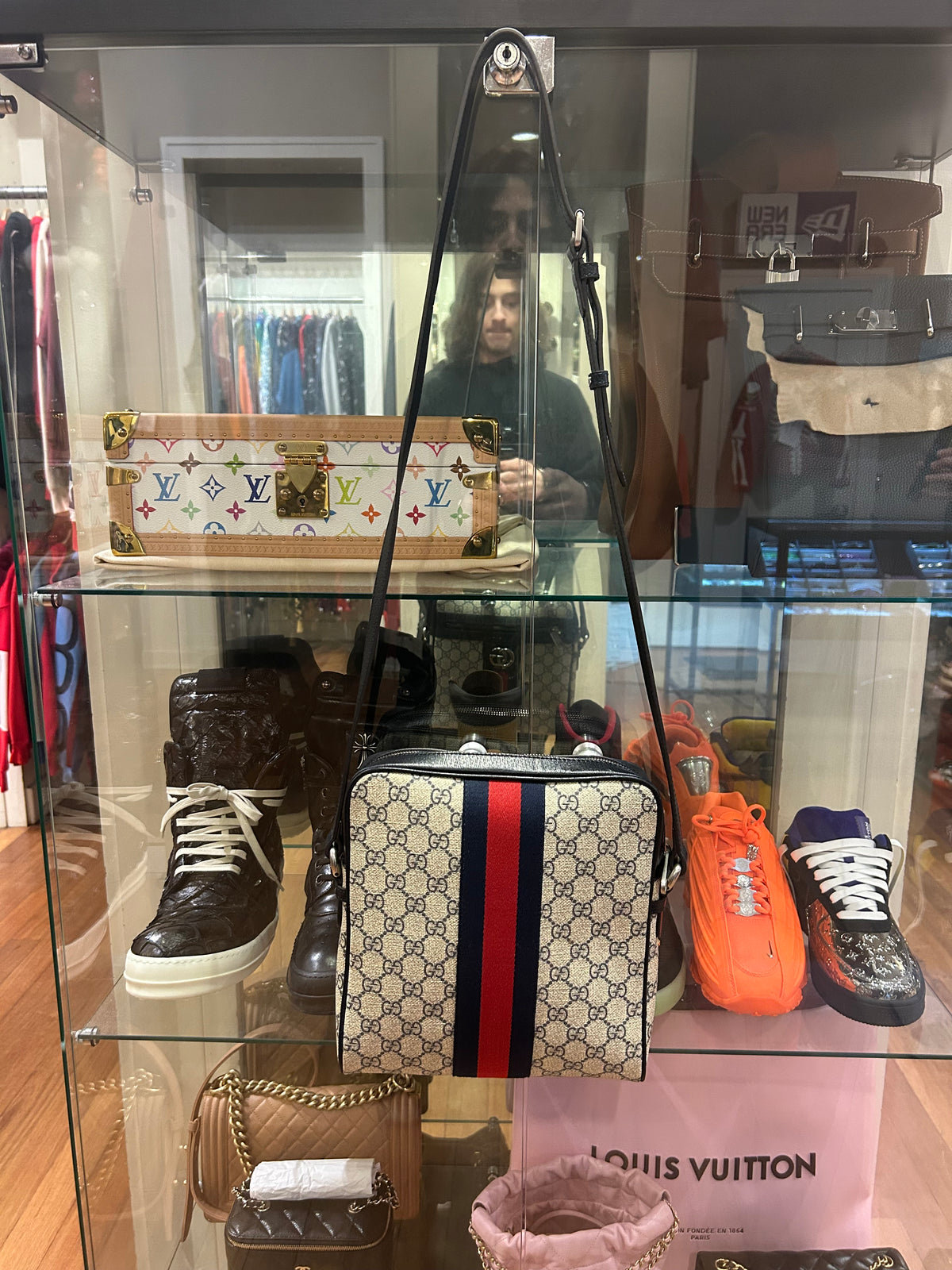 Gucci Ophedia GG Supreme Small Messenger Bag