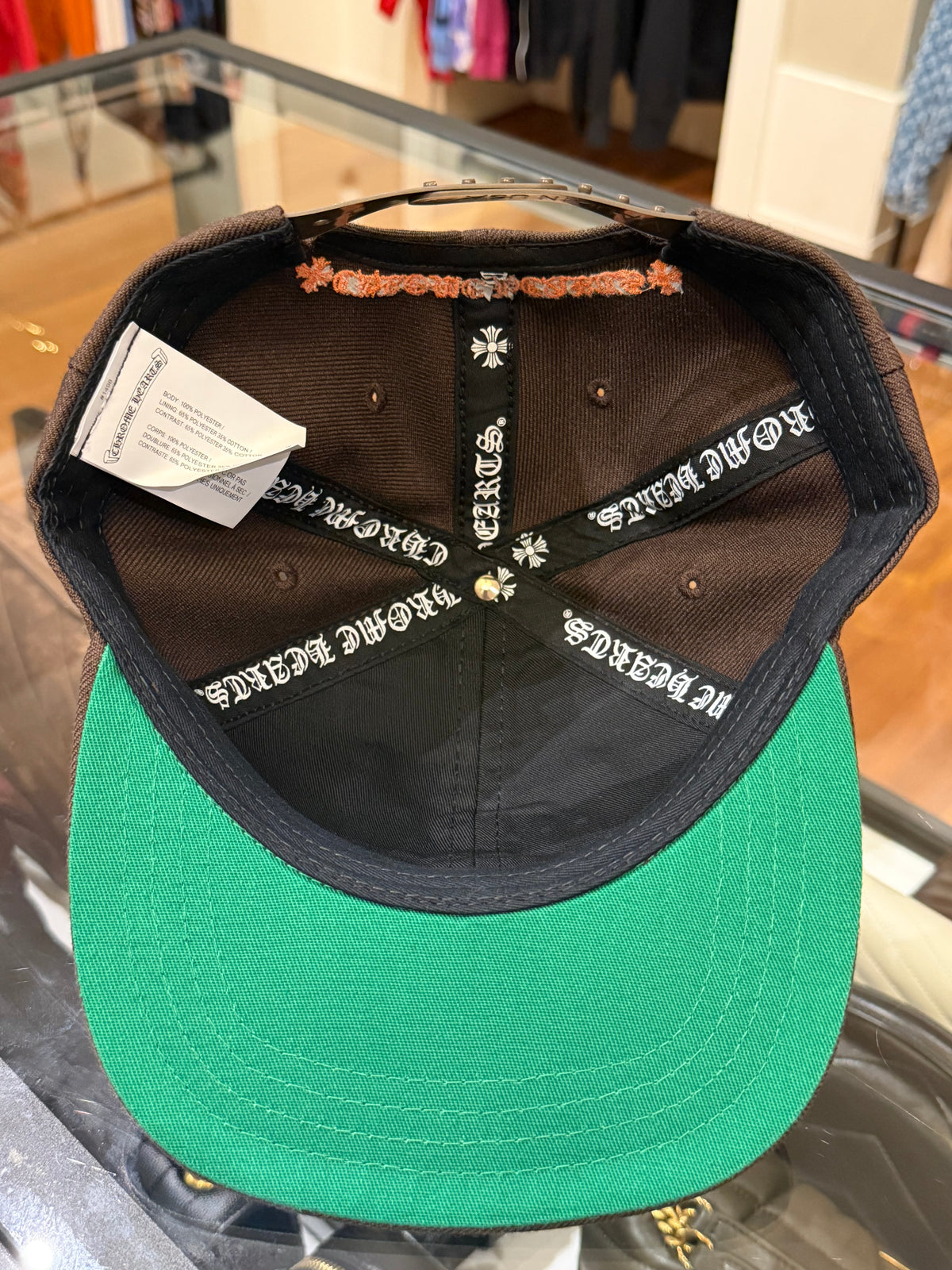 Chrome Hearts CH Baseball Cap - Brown