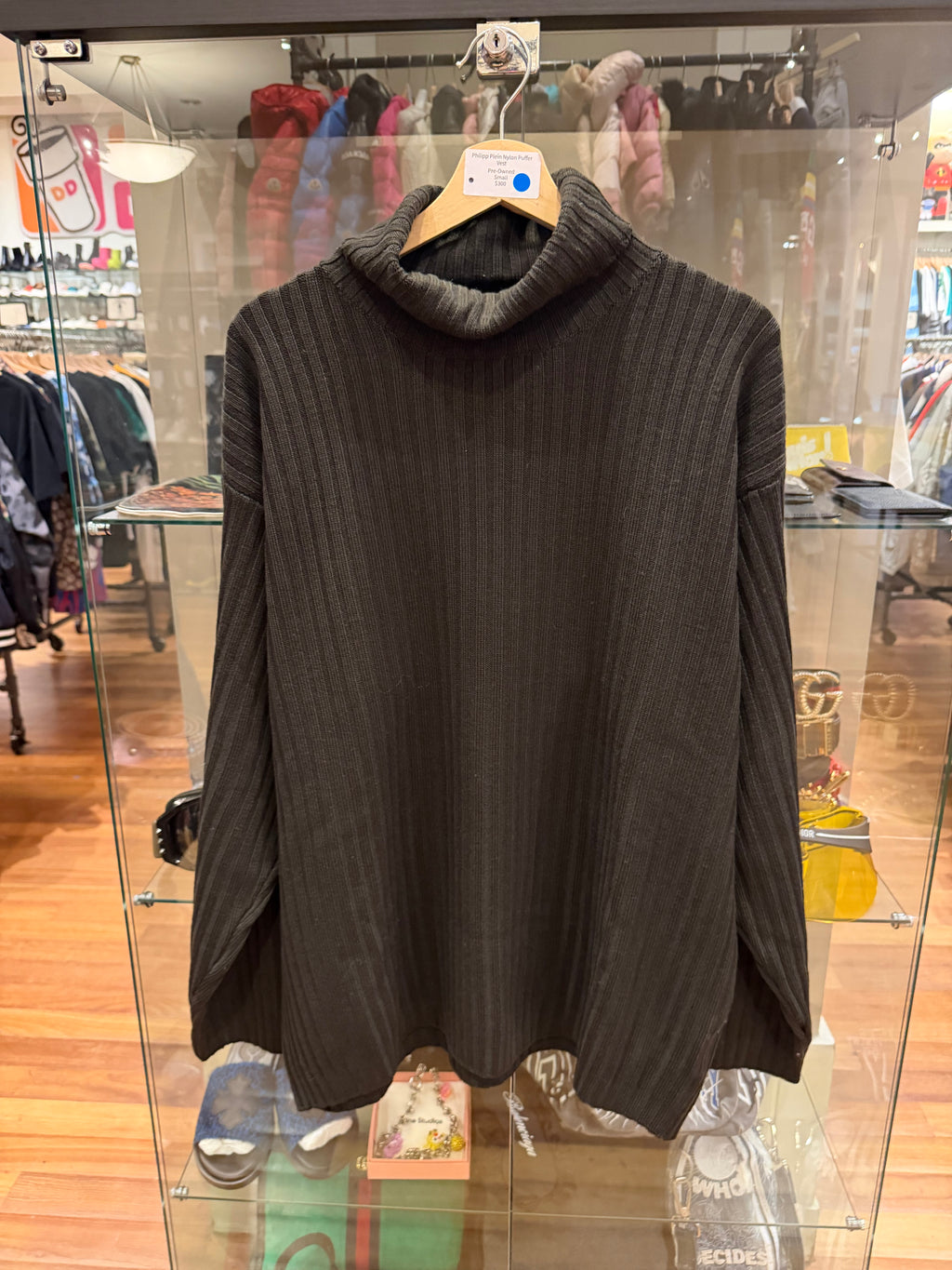 CP Company Ribbed Knit Sweater - Green