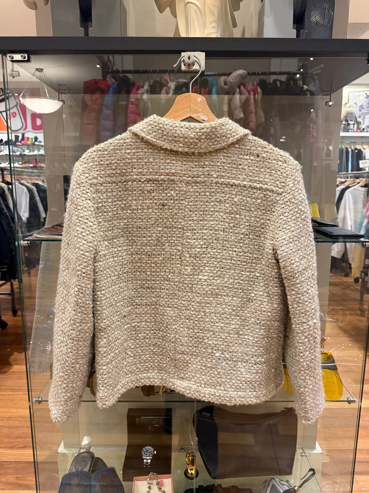 Chanel Tweed Wool Jacket - Beige