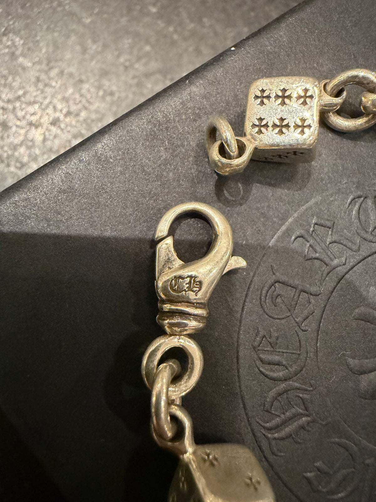 Chrome Hearts ‘Dice’ Bracelet - Silver