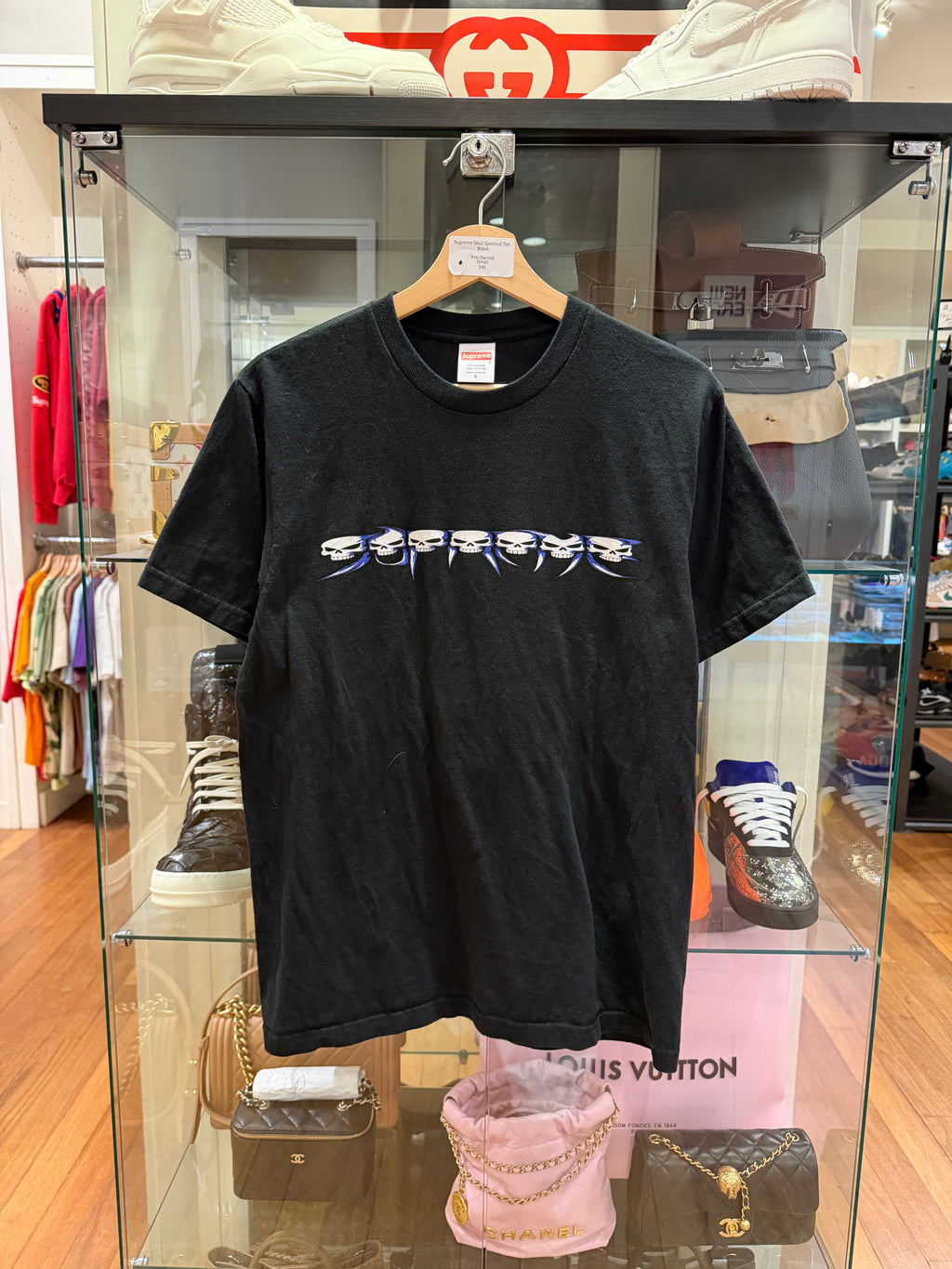 Supreme Skull Spellout Tee