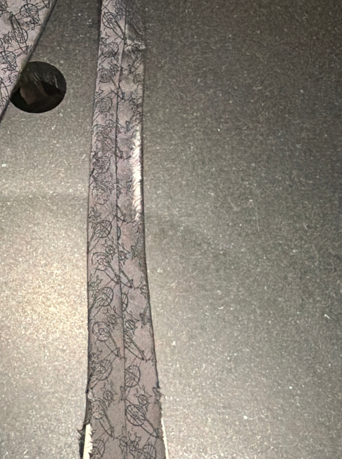 Vivine Westwood Tie - Black Monogram
