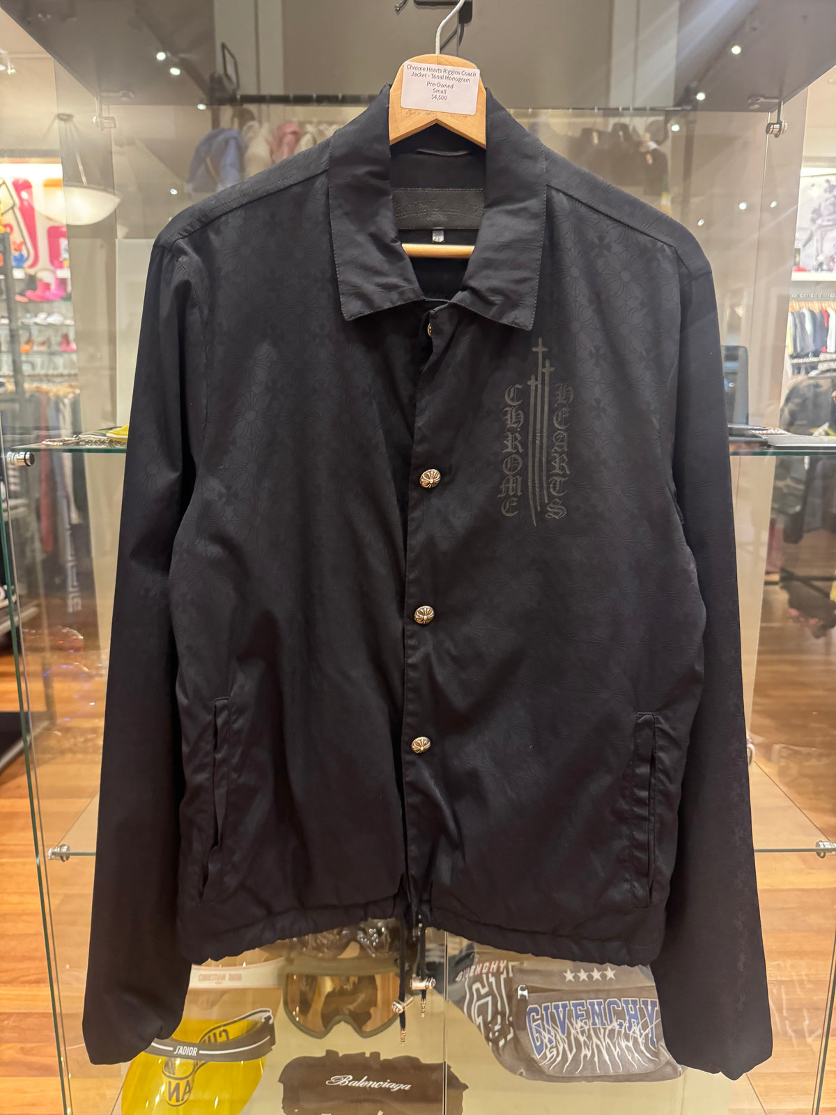 Chrome Hearts Riggins Coach Jacket - Tonal Monogram