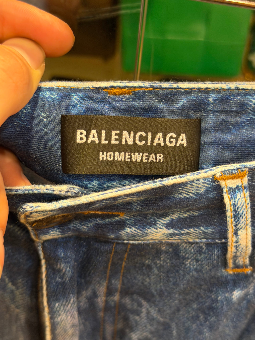 Balenciaga Denim Pattern Sweats