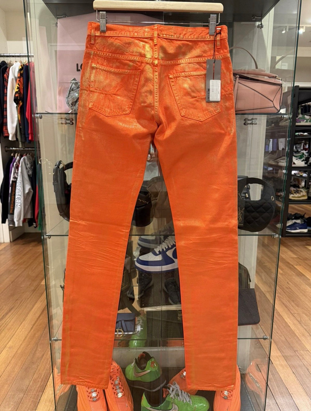 Dior ‘Planisphere’ Denim Jeans - Orange