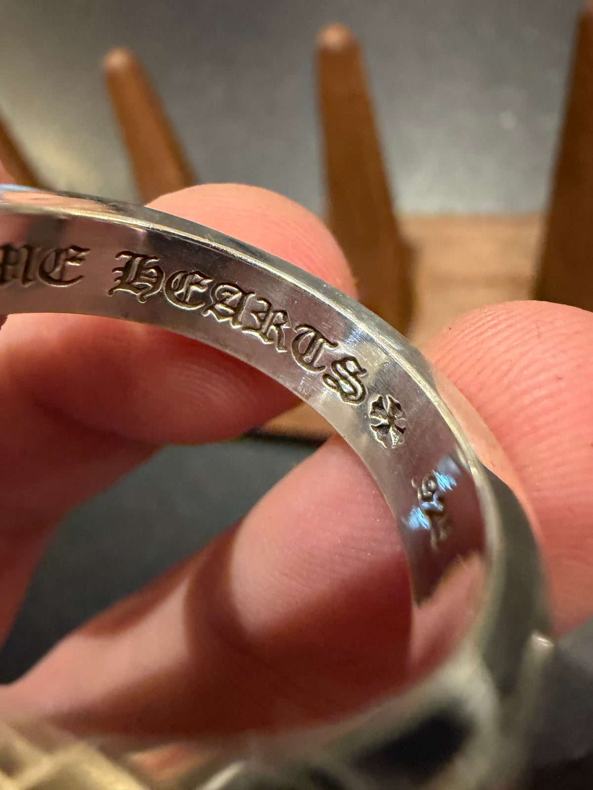 Chrome Hearts Negative Plus Band Ring Silver - size 10