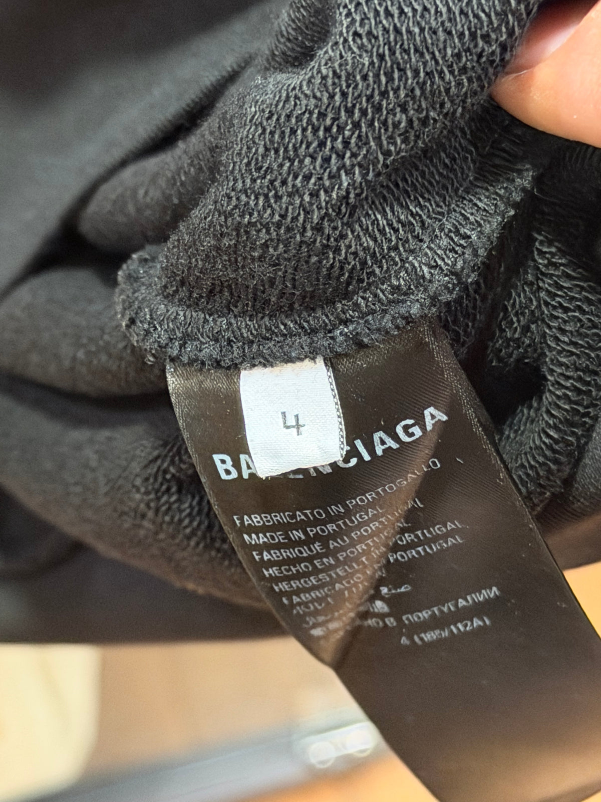 Balenciaga Upside Down Logo Hoodie