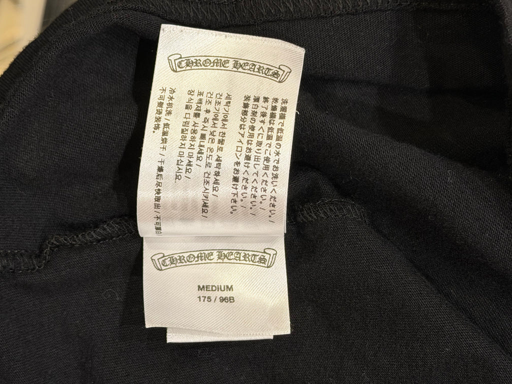 Chrome Hearts New York Floral Horseshoe LS Shirt - Black