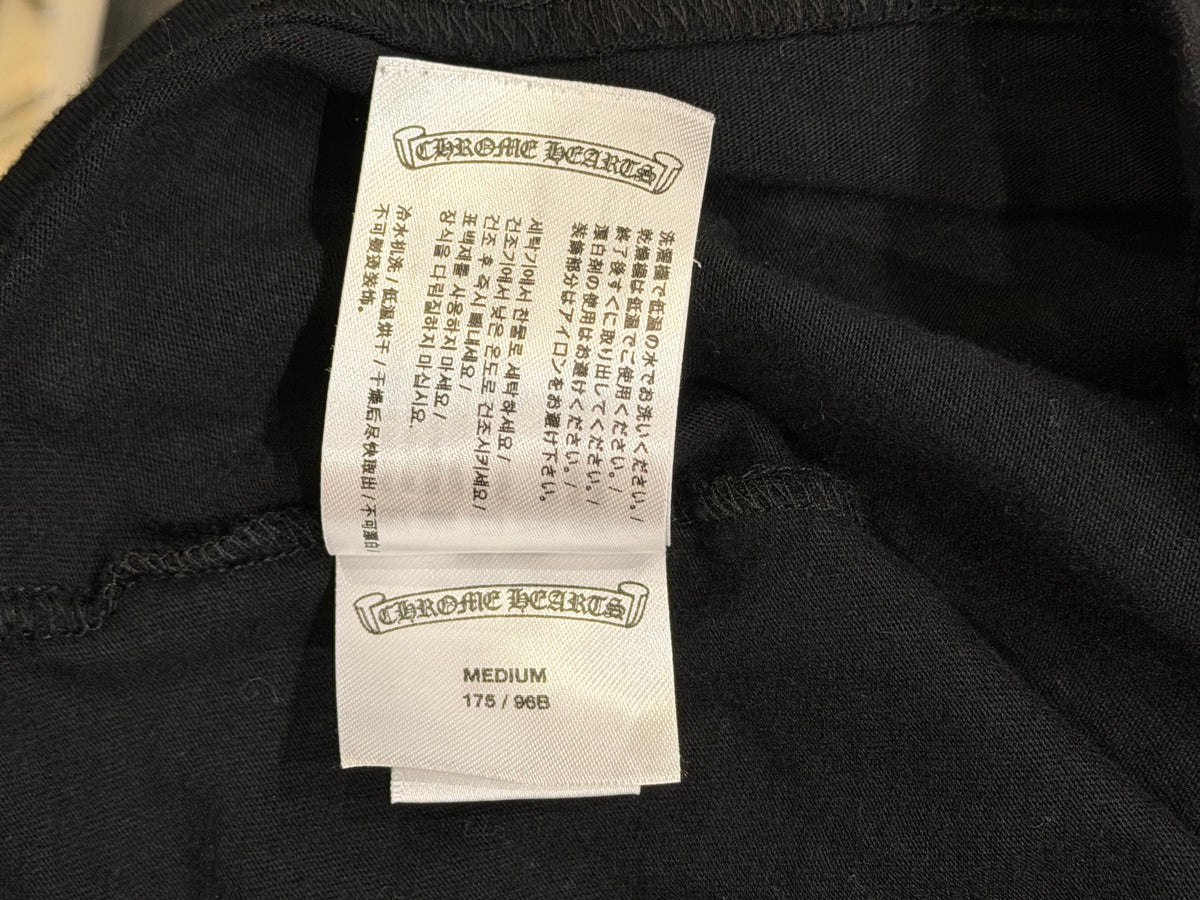 Chrome Hearts New York Floral Horseshoe LS Shirt - Black