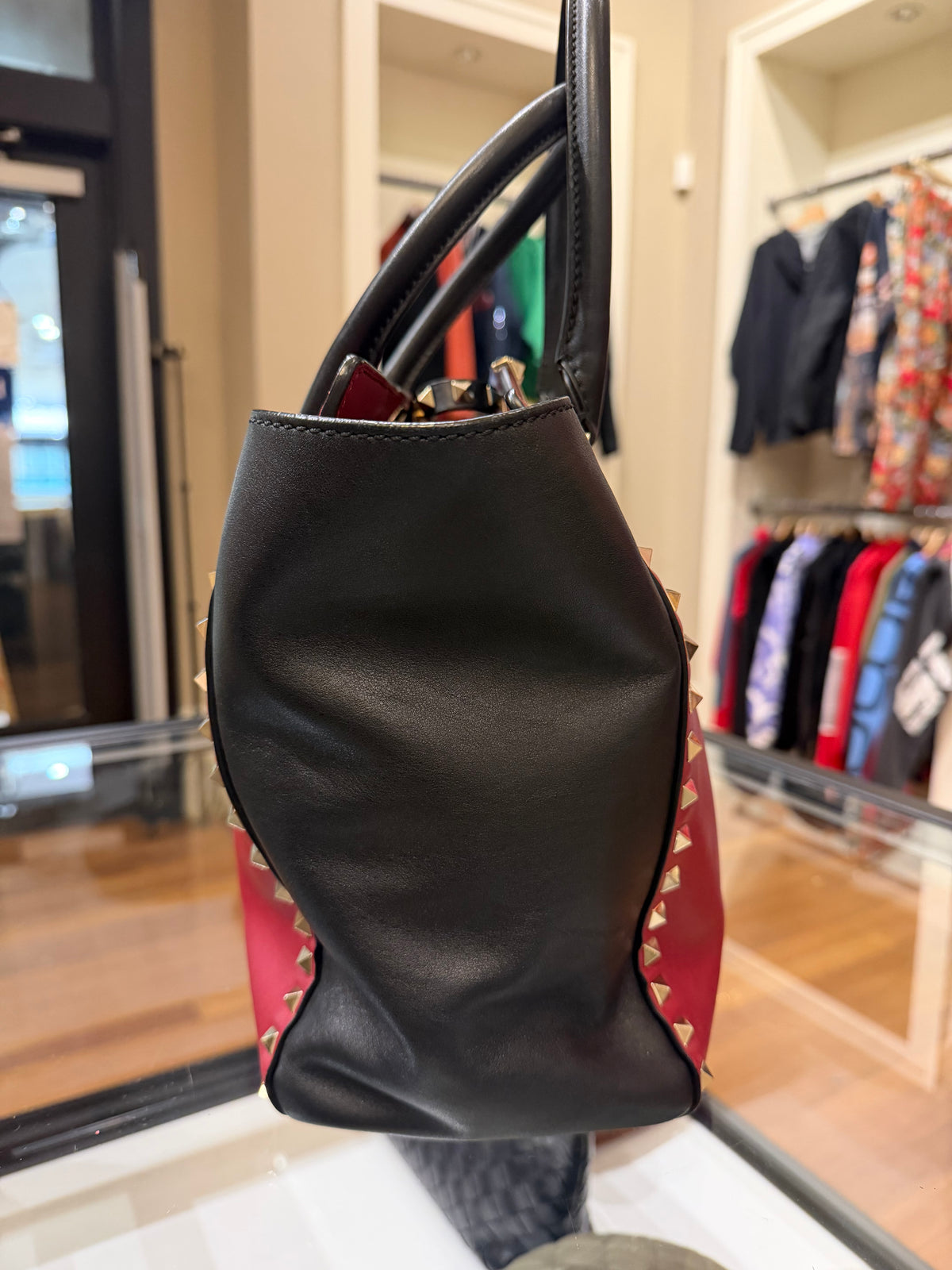 Valentino Garavani Rockstud Top Handle Bag