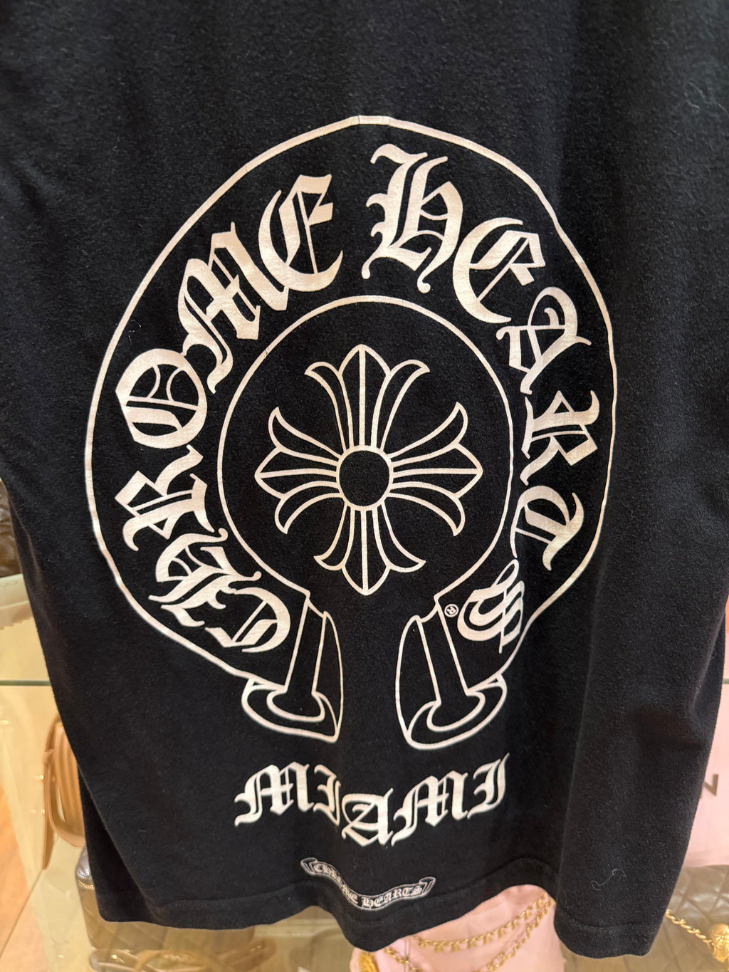 Chrome Hearts Miami Floral
Horseshoe Tee - Black