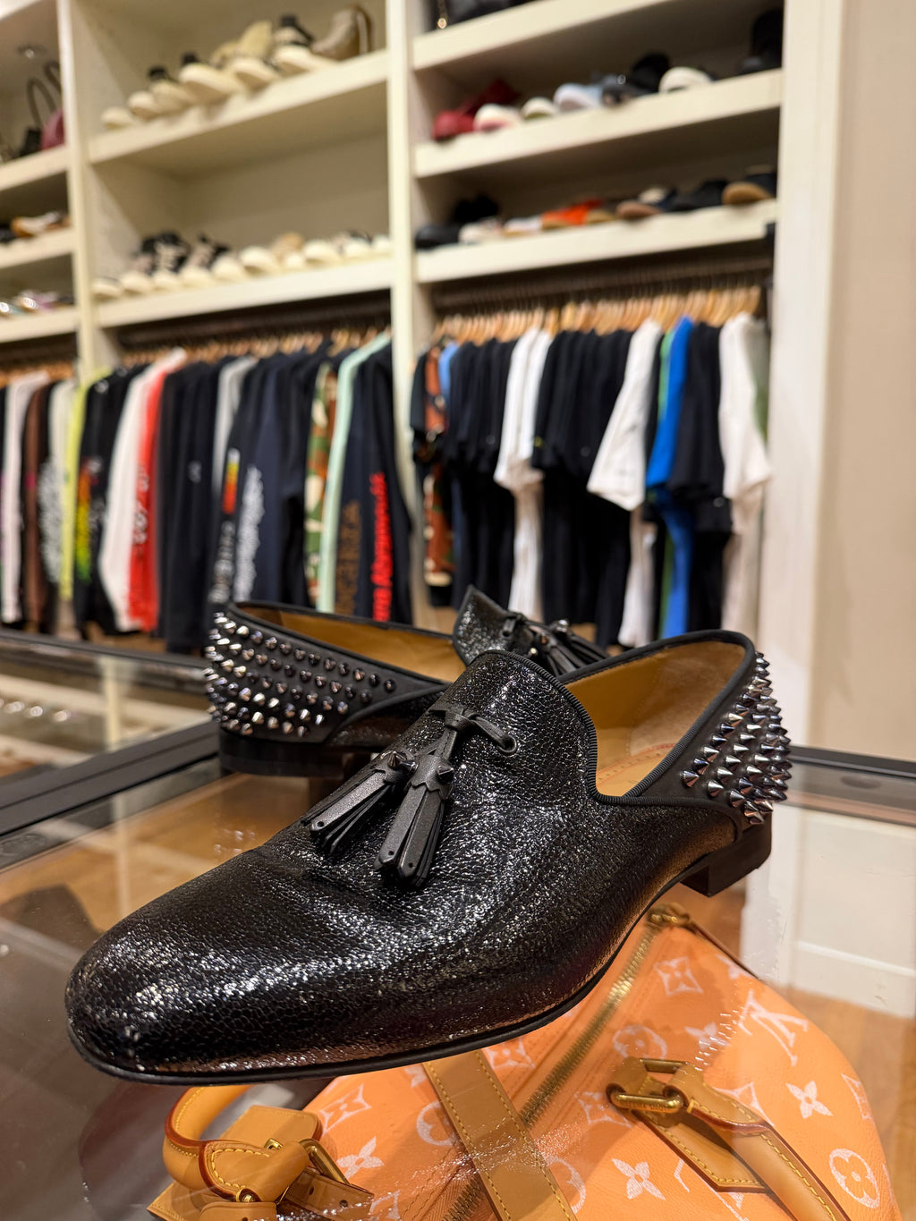 Christian Louboutin Tassilo
Spike Studded Leather
-oafers