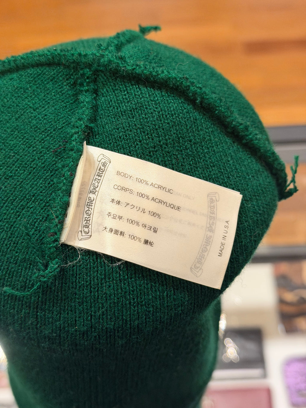 Chrome Hearts Matty Boy ‘Spec’ Beanie - Green