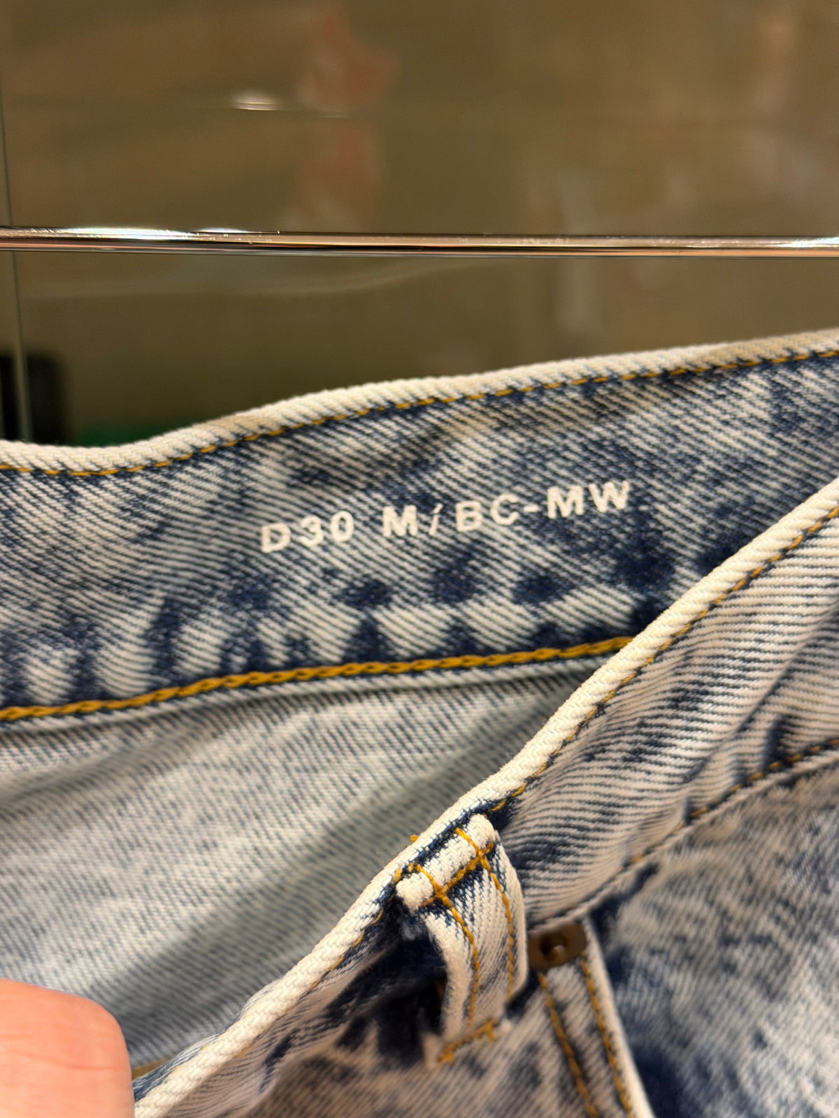 Saint Laurent Acid Wash Y2K Lowrise Denim Jeans