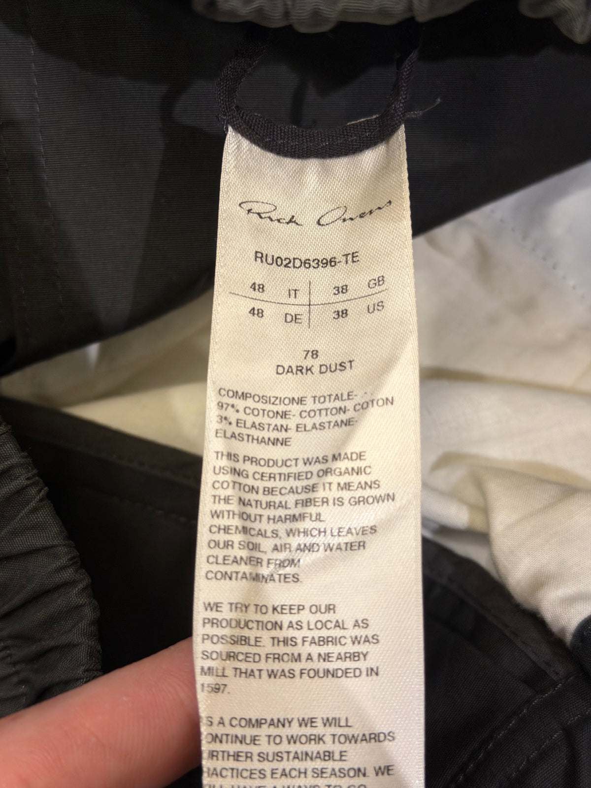 Rick Owens Mastadon Cargo Pants - Grey