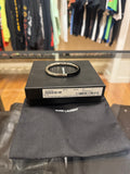 Saint Laurent YSL Stainless Steel Velour Bracelet