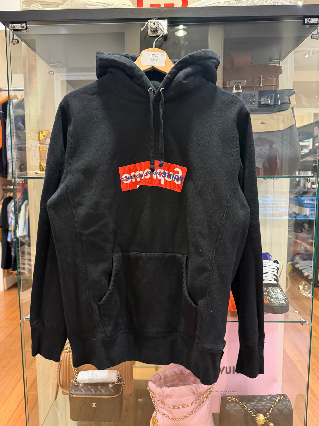 Supreme x CDG Box Logo
Hoodie - Black