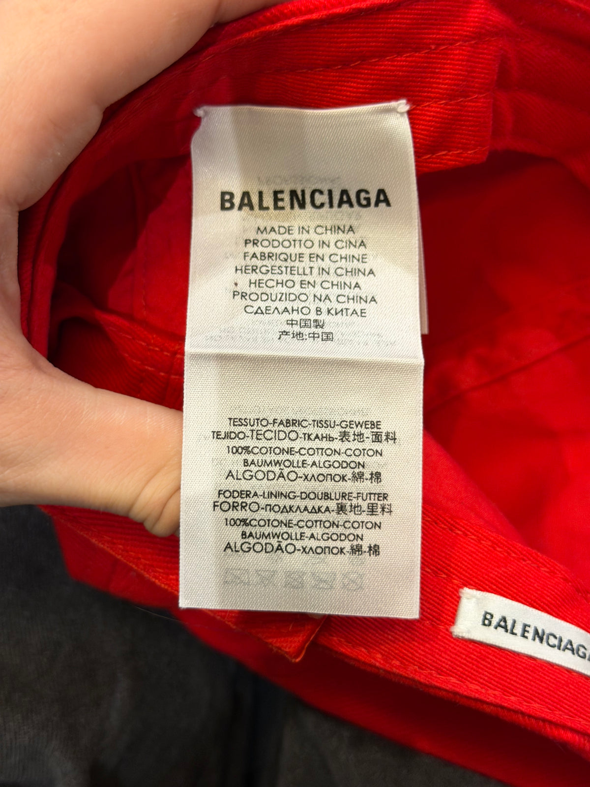 Balenciaga Embroidered ‘Femme’ Baseball Cap - Red