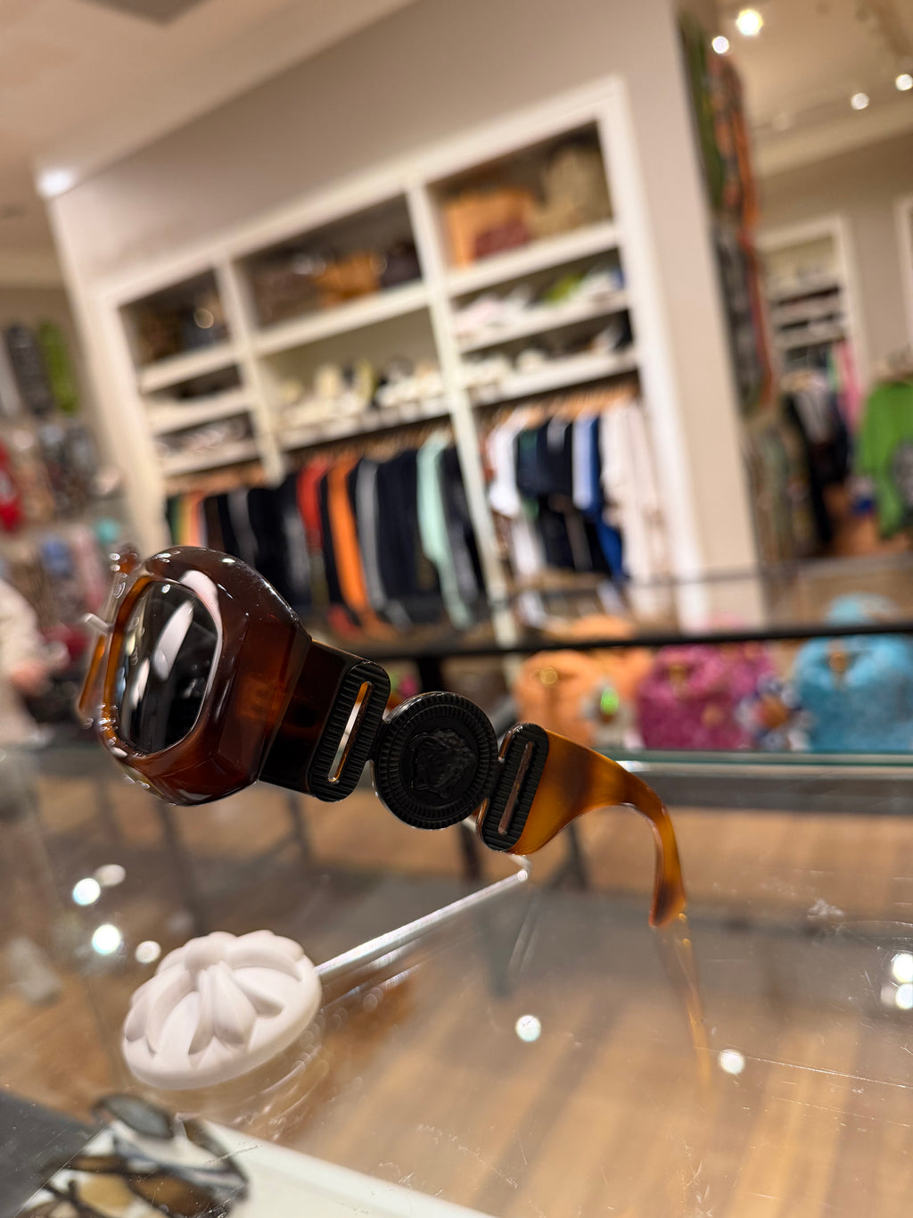 Versace Maxi Medusa Biggie Sunglasses - Brown