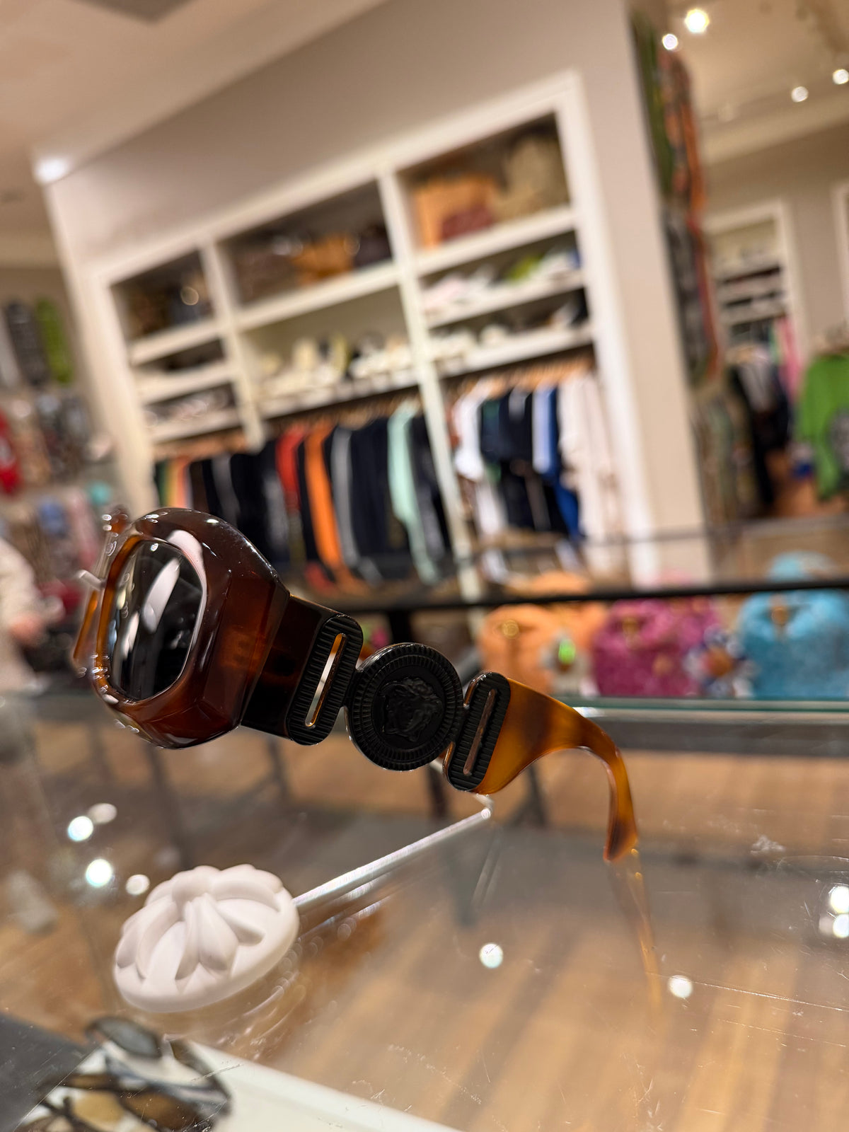 Versace Maxi Medusa Biggie Sunglasses - Brown
