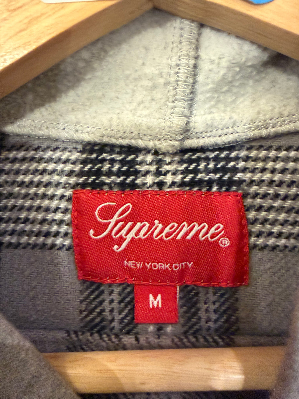 Supreme Flannel Hoodie