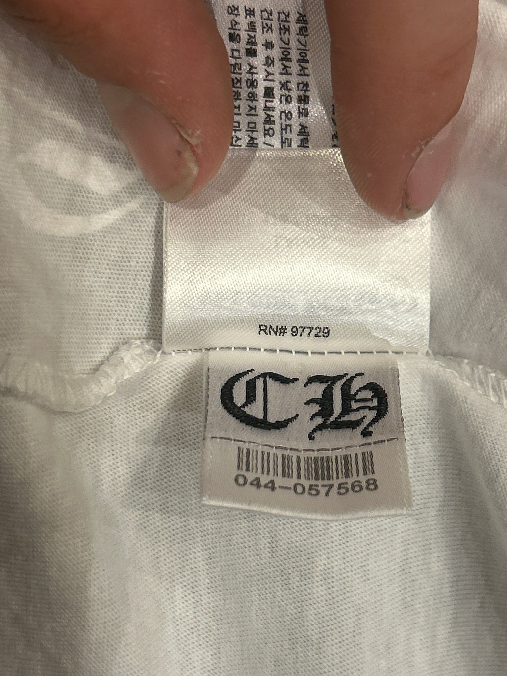 Chrome Hearts Miami Horseshoe Pocket Tee - White