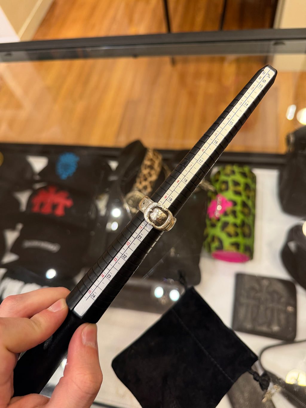 Chrome Hearts Large Gunslinger Belt Ring - Silver
