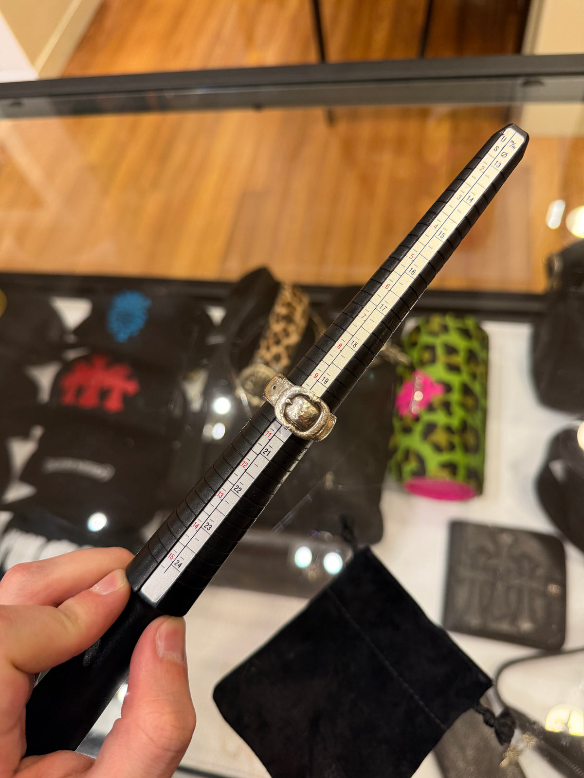Chrome Hearts Large Gunslinger Belt Ring - Silver