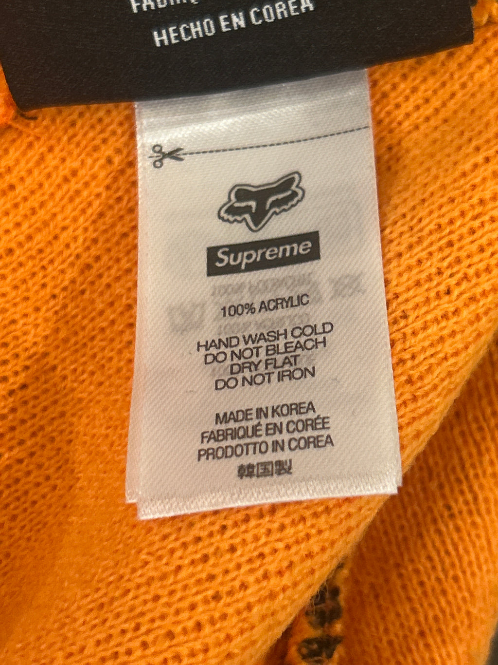 Supreme x Fox Racing Beanie