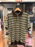 Prada Diamond Pattern Polo