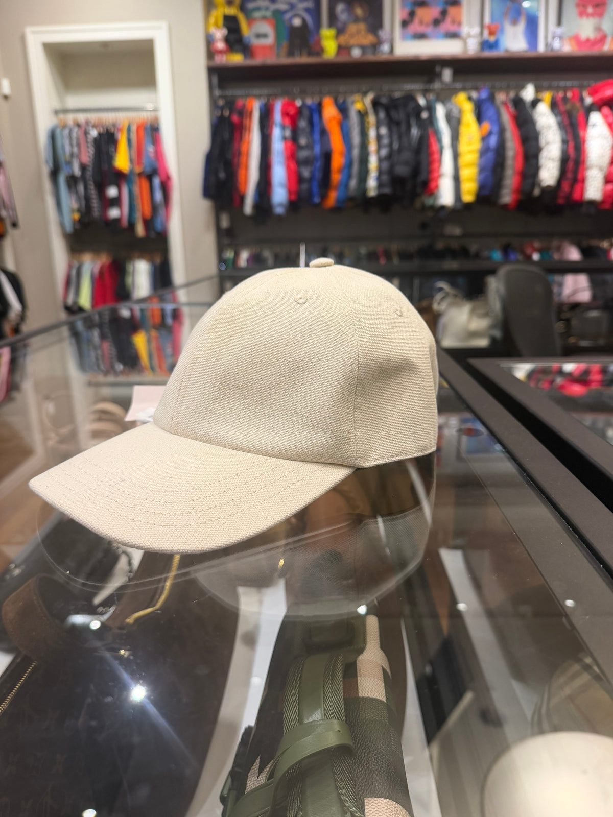 Gucci Logo Canvas Baseball Hat