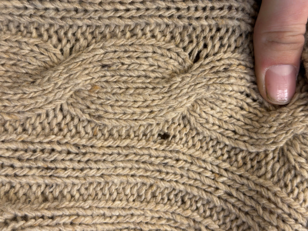 Vince. Cable Knit Sweater Hoodie