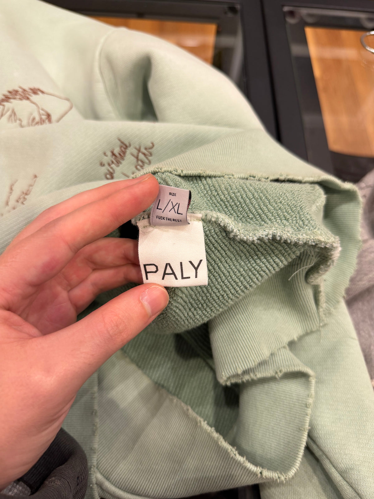 Paly Hollywood SS24 Embroidered Crewneck - Mint