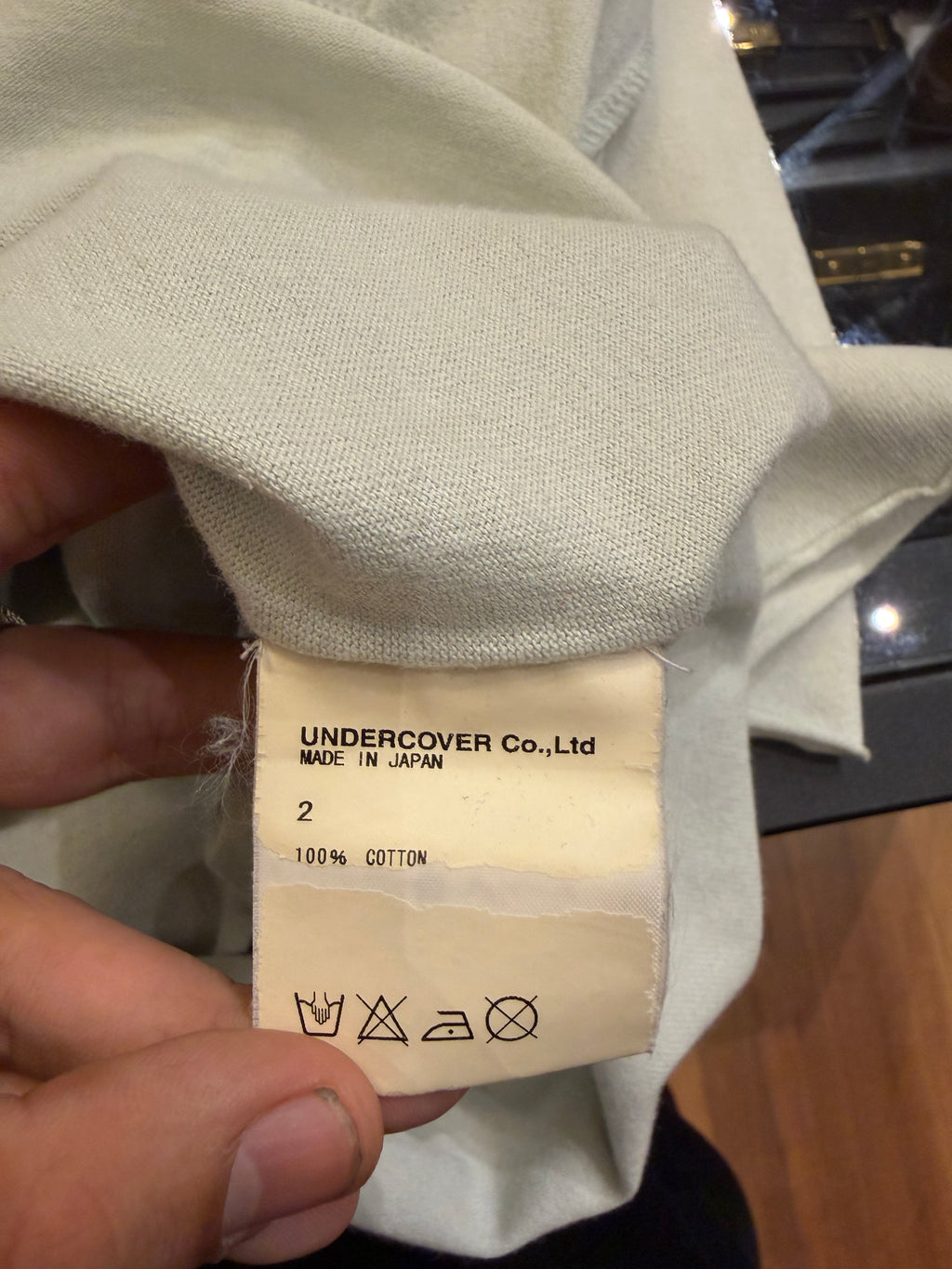 Undercover AW05 'Arts & Craft' Keyring LS Shirt - White