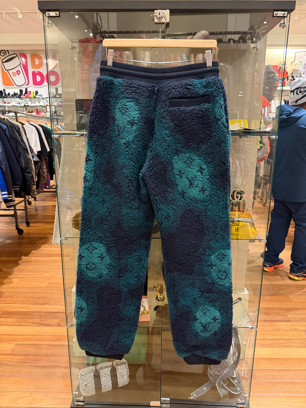 Louis Vuitton Monogram Camo Fleece Pants